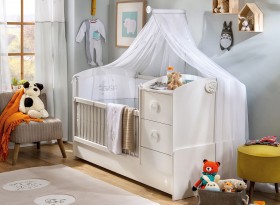 BABY COTTON Детская кровать-трансформер 2 20.24.1016.00 в Мирном - mirnyj.katalogmebeli.com | фото