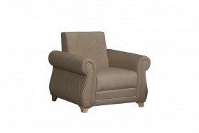 Кресло для отдыха "Порто" (велюр киви латте / микровельвет крем) в Мирном - mirnyj.katalogmebeli.com | фото