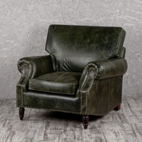 Кресло кожаное Лофт Аристократ (ширина 1070 мм) в Мирном - mirnyj.katalogmebeli.com | фото