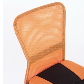 Кресло компактное BRABIX Smart MG-313 (черный, оранжевый) в Мирном - mirnyj.katalogmebeli.com | фото 4