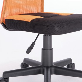 Кресло компактное BRABIX Smart MG-313 (черный, оранжевый) в Мирном - mirnyj.katalogmebeli.com | фото 5