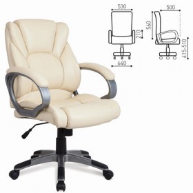 Кресло офисное BRABIX Eldorado EX-504 (бежевый) в Мирном - mirnyj.katalogmebeli.com | фото