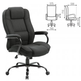 Кресло офисное BRABIX Heavy Duty HD-002 (ткань) в Мирном - mirnyj.katalogmebeli.com | фото