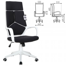 Кресло офисное BRABIX Prime EX-515 (черная ткань) в Мирном - mirnyj.katalogmebeli.com | фото