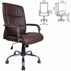 Кресло офисное BRABIX Space EX-508 (коричневый) в Мирном - mirnyj.katalogmebeli.com | фото