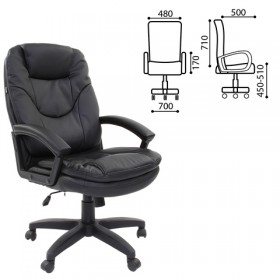 Кресло офисное BRABIX Trend EX-568 (черный) в Мирном - mirnyj.katalogmebeli.com | фото