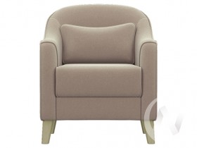 Кресло отдыха Комфорт-4 (бесцветный лак/CATANIA LATTE) в Мирном - mirnyj.katalogmebeli.com | фото 2