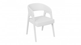 Кресло «Техас 1» (Белый матовый/Экокожа Белый №66) в Мирном - mirnyj.katalogmebeli.com | фото