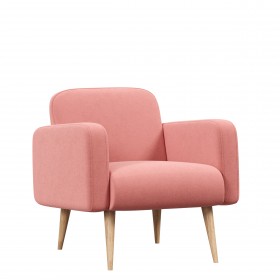 Уилбер ЛД.306010.000 Кресло (Светло-розовый, ткань UNI IDEA 1031) в Мирном - mirnyj.katalogmebeli.com | фото 2