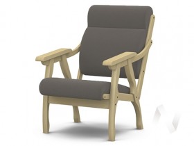 Кресло Вега-10 (бесцветный лак/ULTRA STONE) в Мирном - mirnyj.katalogmebeli.com | фото