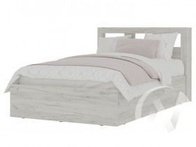 Кровать 1,2 МС Гранд (дуб крафт белый) в Мирном - mirnyj.katalogmebeli.com | фото