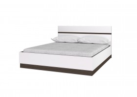 Кровать 1,6м Вегас (Венге/Белый) в Мирном - mirnyj.katalogmebeli.com | фото