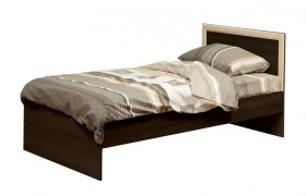 Кровать одинарная 21.55 (шир. 900) с настилом (венге/профиль дуб линдберг)/осн. в Мирном - mirnyj.katalogmebeli.com | фото