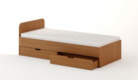 Кровать с ящиками 900 (Бук темный) в Мирном - mirnyj.katalogmebeli.com | фото