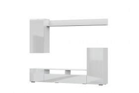 Мебель для гостиной МГС 4 (Белый/Белый глянец) в Мирном - mirnyj.katalogmebeli.com | фото 7