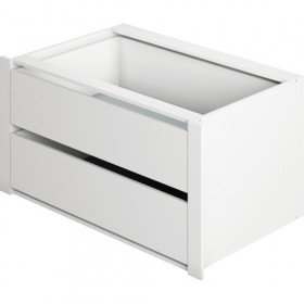 Модуль с ящиками для шкафа 600 Белый снег в Мирном - mirnyj.katalogmebeli.com | фото