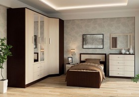 Модульная спальня Фиеста в Мирном - mirnyj.katalogmebeli.com | фото 3