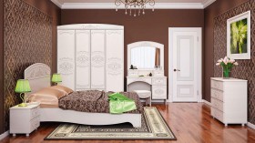 Модульная спальня Каролина в Мирном - mirnyj.katalogmebeli.com | фото