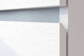 Модульная система "Токио" Тумба прикроватная Белый текстурный / Белый текстурный в Мирном - mirnyj.katalogmebeli.com | фото 4