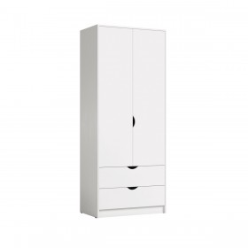 Шкаф для одежды 13.327 Уна (Белый) в Мирном - mirnyj.katalogmebeli.com | фото