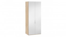 Шкаф для одежды с 2 зеркальными дверями «Эмбер» Яблоня Беллуно в Мирном - mirnyj.katalogmebeli.com | фото